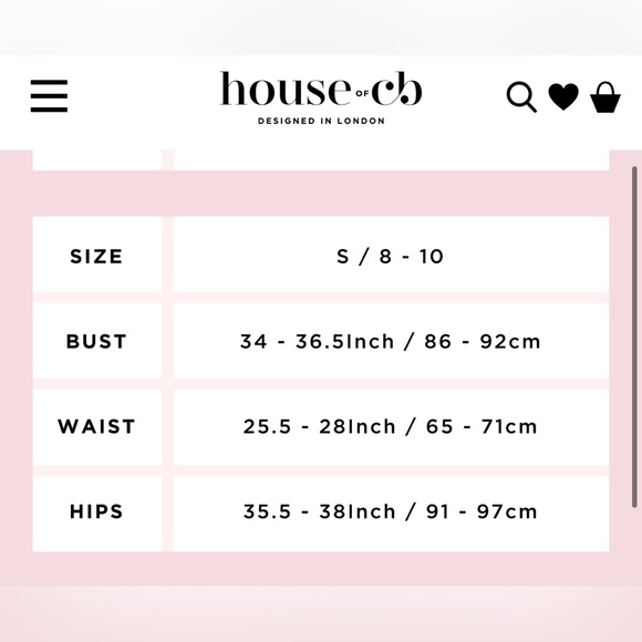 House of CB 'Una' Ruby Lace-Back Corset Satin Top Small - Picture 14 of 15